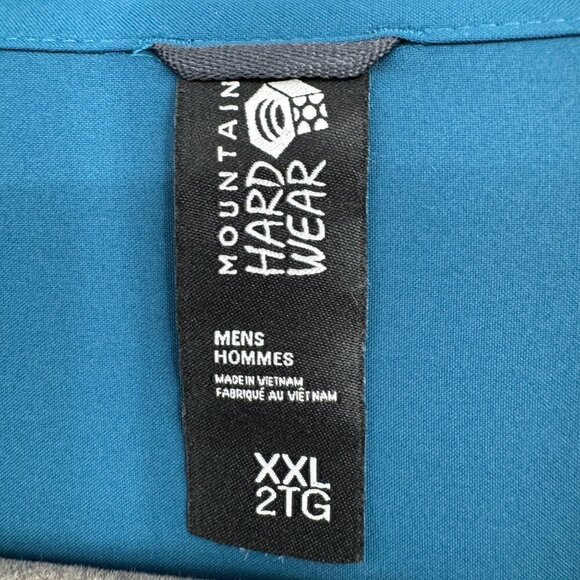 Mountain Hardwear Mens Short Sleeve Button Down Shirt Size XX Large 2X Vented Hi - Picture 3 of 12